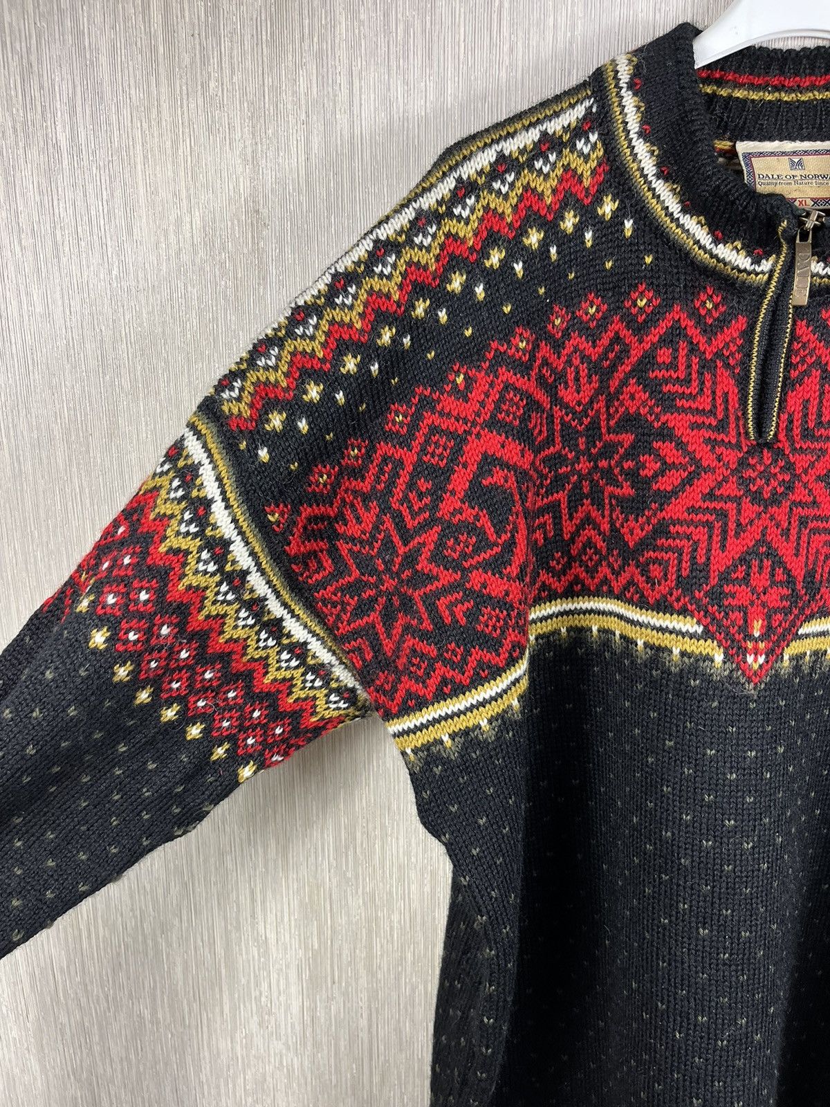 Dale Of Norway × Vintage Vintage Dale of Norway wool heavy patterned zip sweater knit Size US XL / EU 56 / 4 - 16 Thumbnail
