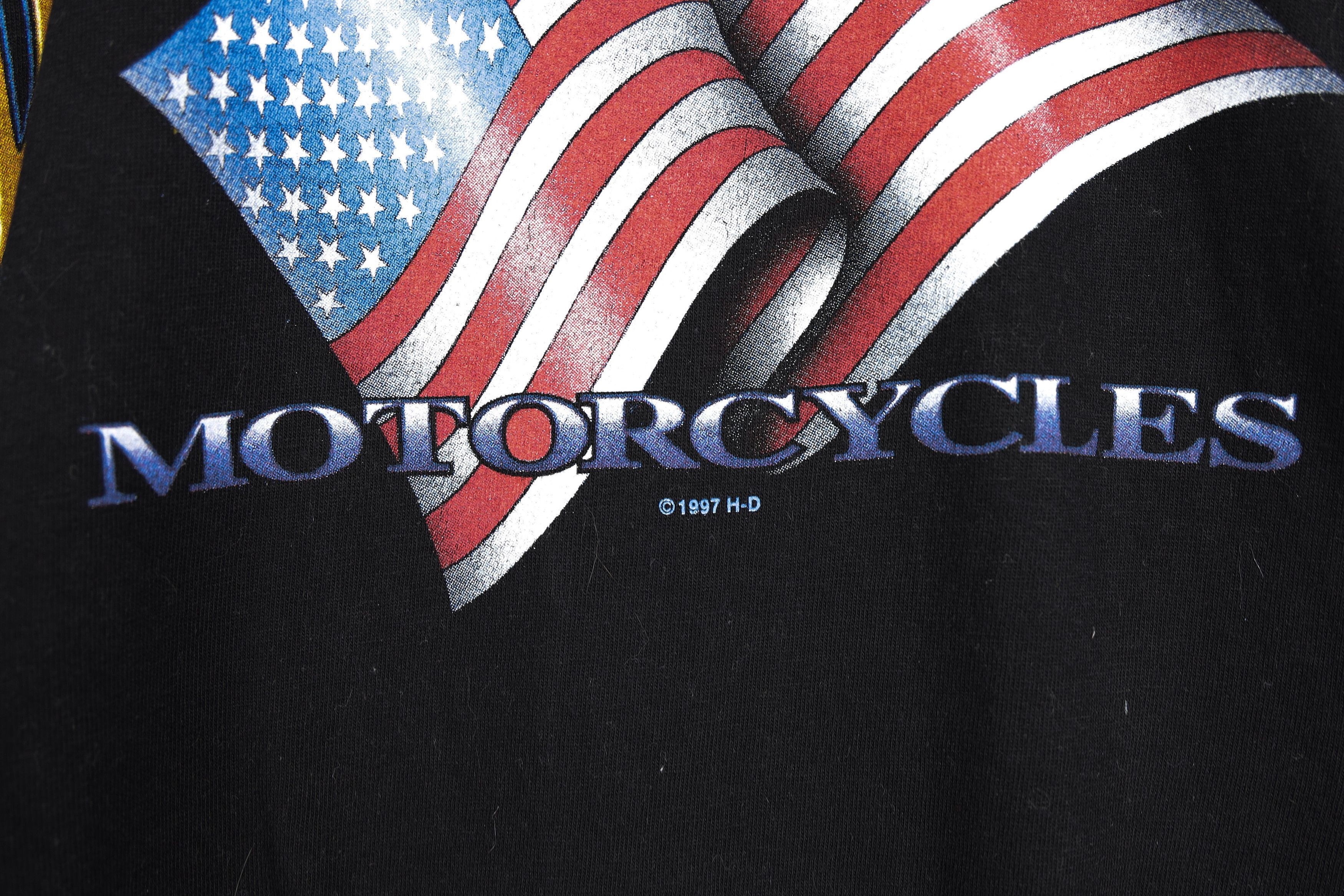 Harley Davidson × West Coast Choppers Vintage Harley Davidson 1997 Graphic Print Tee T-shirt Size US M / EU 48-50 / 2 - 5 Thumbnail