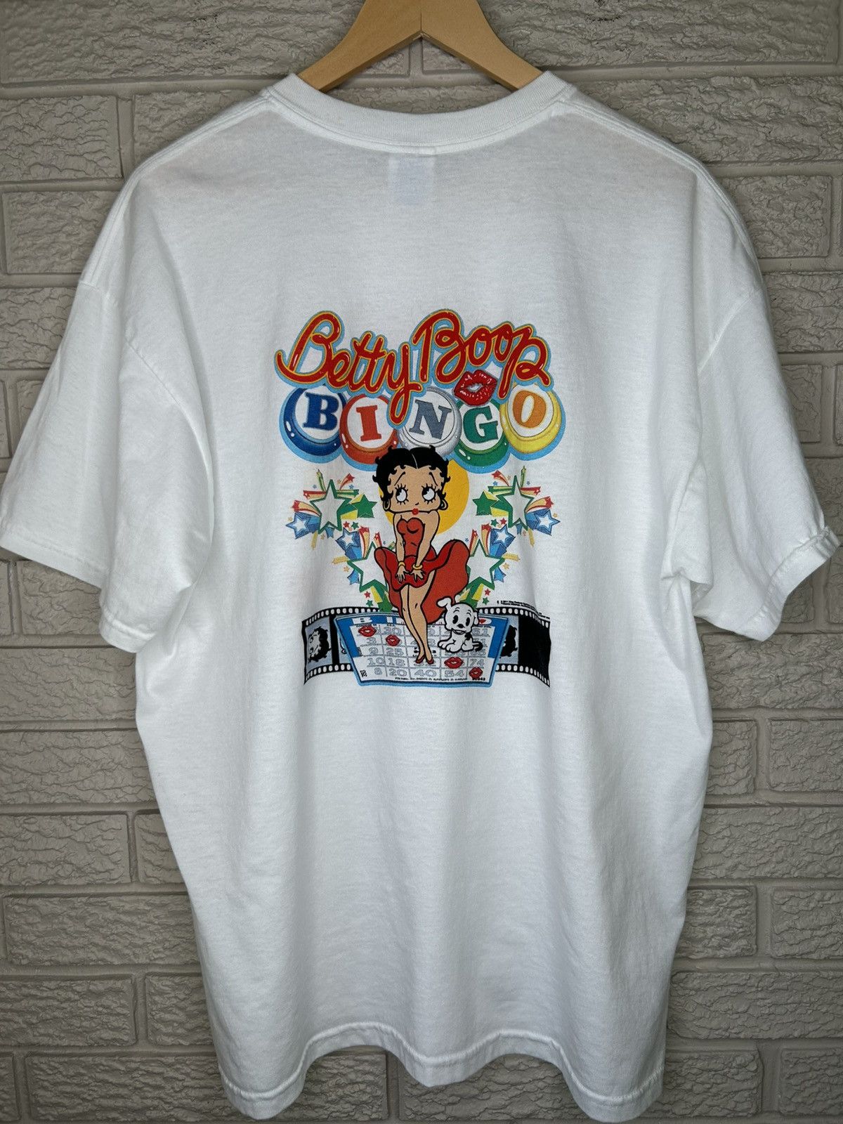 Cartoon Network × Vintage Vintage Betty Boop Bingo T Shirt Size US XL / EU 56 / 4 - 4 Thumbnail
