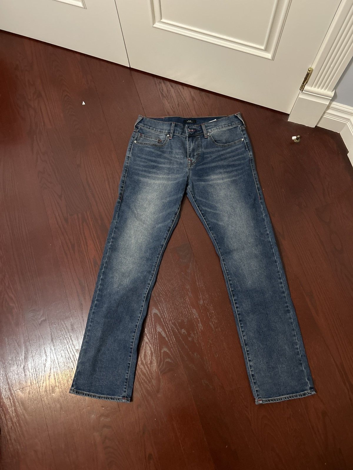 True Religion True Religion Ricky Straight Jeans Size US 32 / EU 48 - 1 Thumbnail