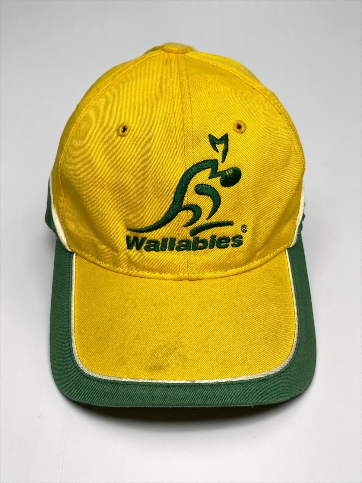 Vintage Australia Rugby Wallabies Baseball Strap Back Cap Hat Size ONE SIZE - 5 Thumbnail