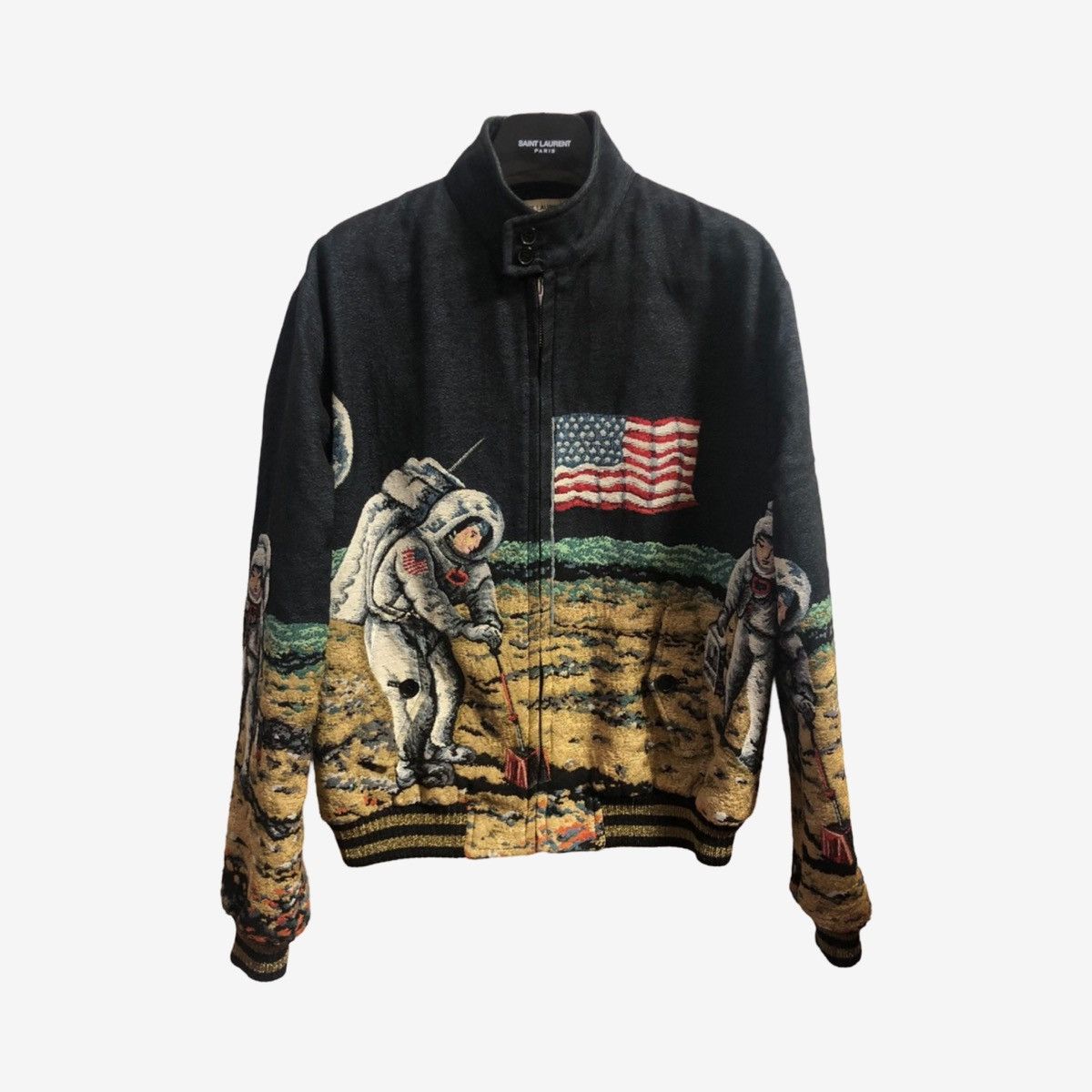Saint Laurent Paris Saint Laurent Paris SS16 Moonlanding Jacket Sz.46 Size US S / EU 44-46 / 1 - 2 Thumbnail