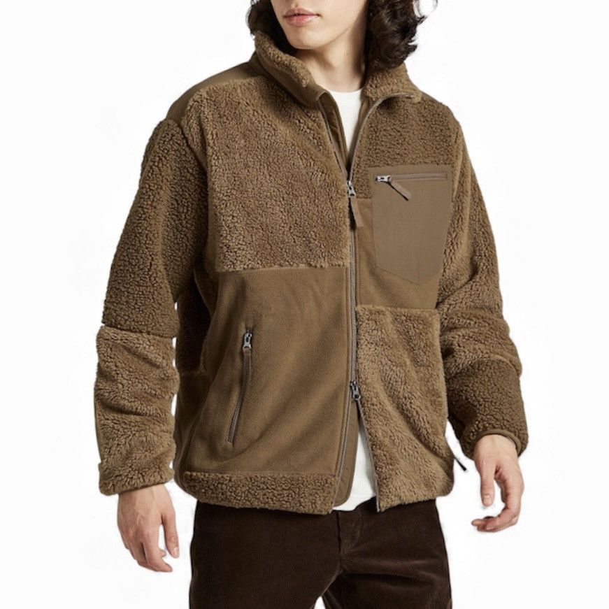 Uniqlo x Engineered Garments Brown Fleece Combination Jacket