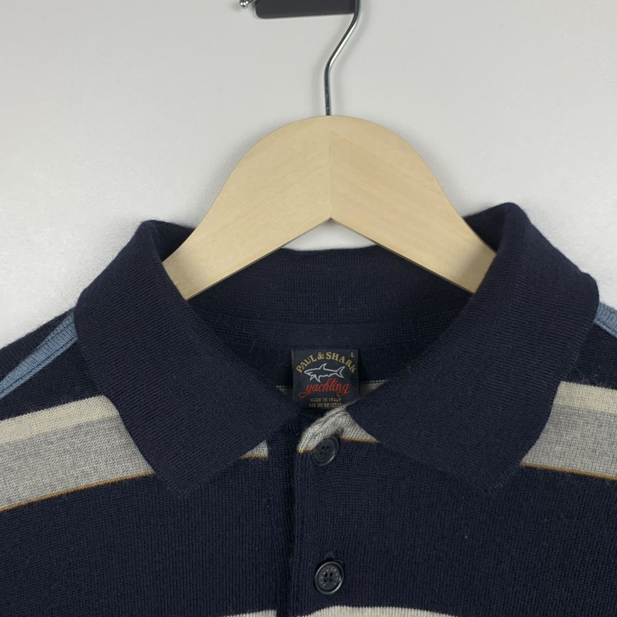 Paul & Shark Vintage Paul & Shark Striped Wool Sweater Men’s Size L Size US L / EU 52-54 / 3 - 7 Thumbnail