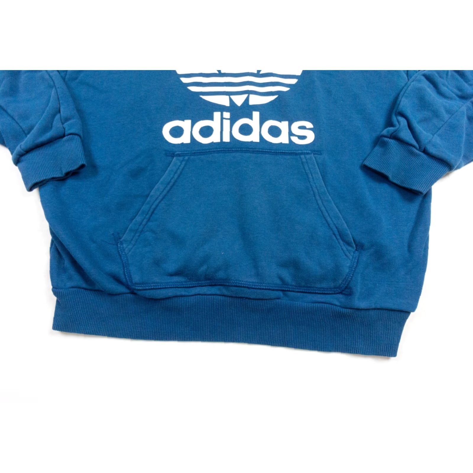 Adidas Adidas Women's Hoodie Hoodie Pullover Trefoil Blue Small Regular Fit Front Logo 90s? No—Oops. Size S / US 4 / IT 40 - 3 Thumbnail