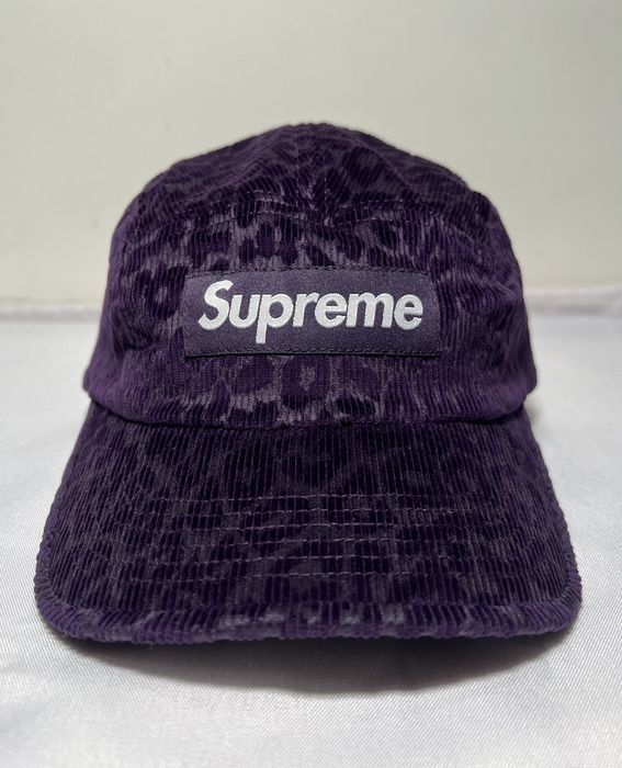 Supreme Supreme Leopard Corduroy Camp Cap | Grailed