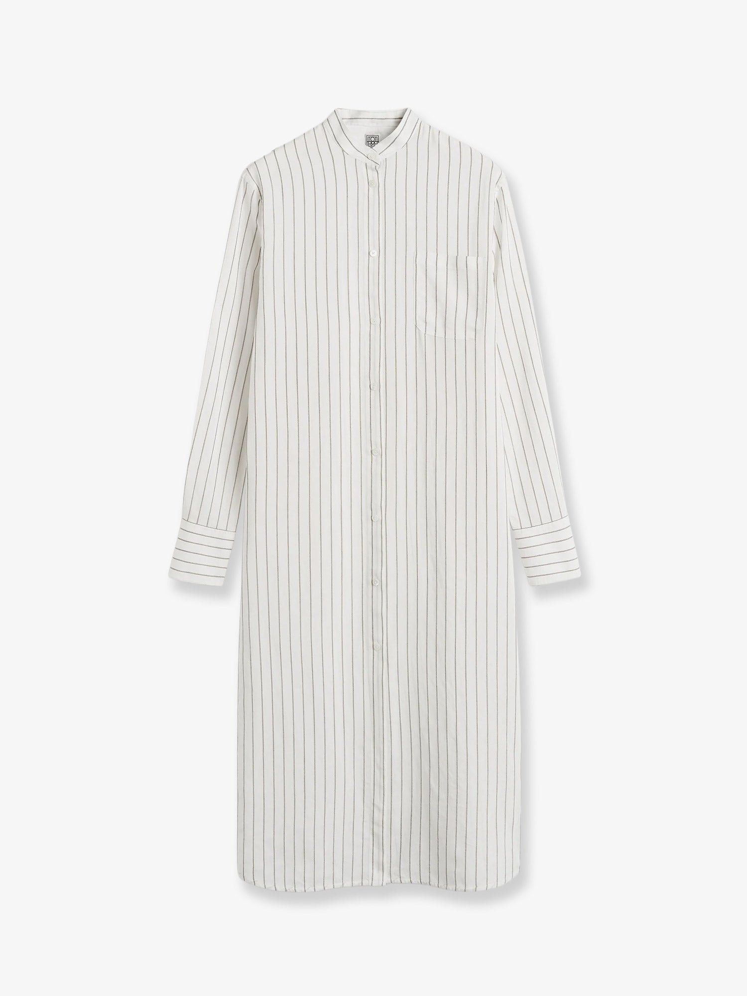 Toteme Striped Summer Viscose, Silk And Cotton Dress Size M / US 6-8 / IT 42-44 - 1 Thumbnail