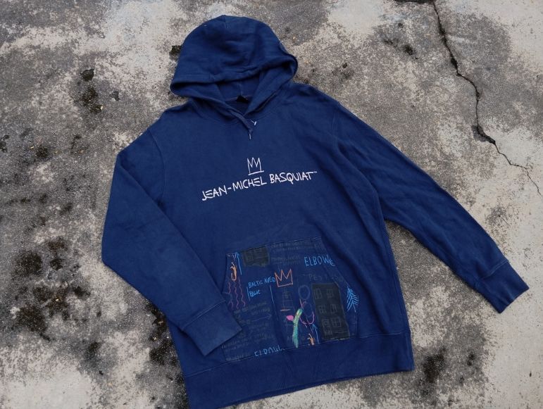 Jean-Michel Basquiat Jean Michel Basquiat Hoodie Art Designer JMB 🎨🖌️ Size US L / EU 52-54 / 3 - 2 Thumbnail