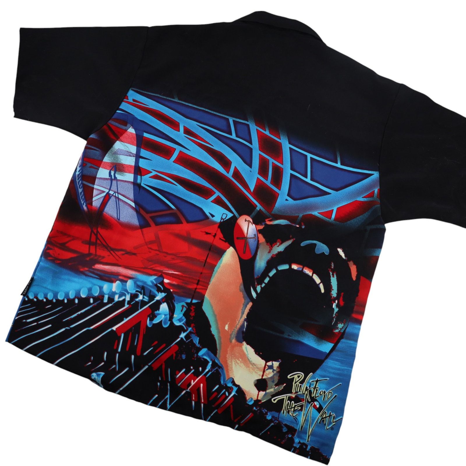 Dragonfly × Pink Floyd × Vintage VTG Y2k Dragonfly Pink Floyd The Wall Button Up Tour Shirt Size US L / EU 52-54 / 3 - 11 Thumbnail