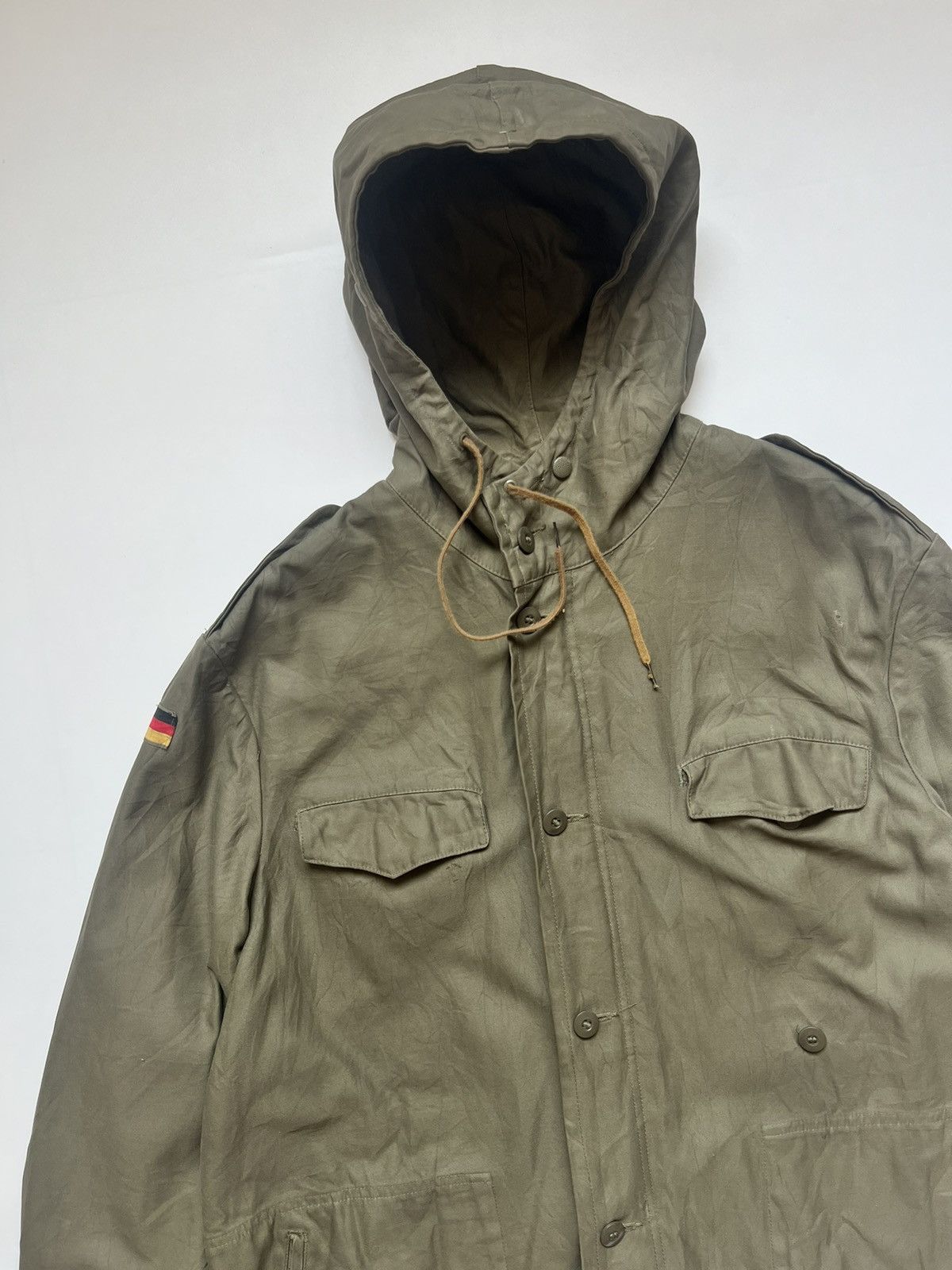 Vintage Vintage 1980 German Army OD Parka Size US XL / EU 56 / 4 - 7 Thumbnail