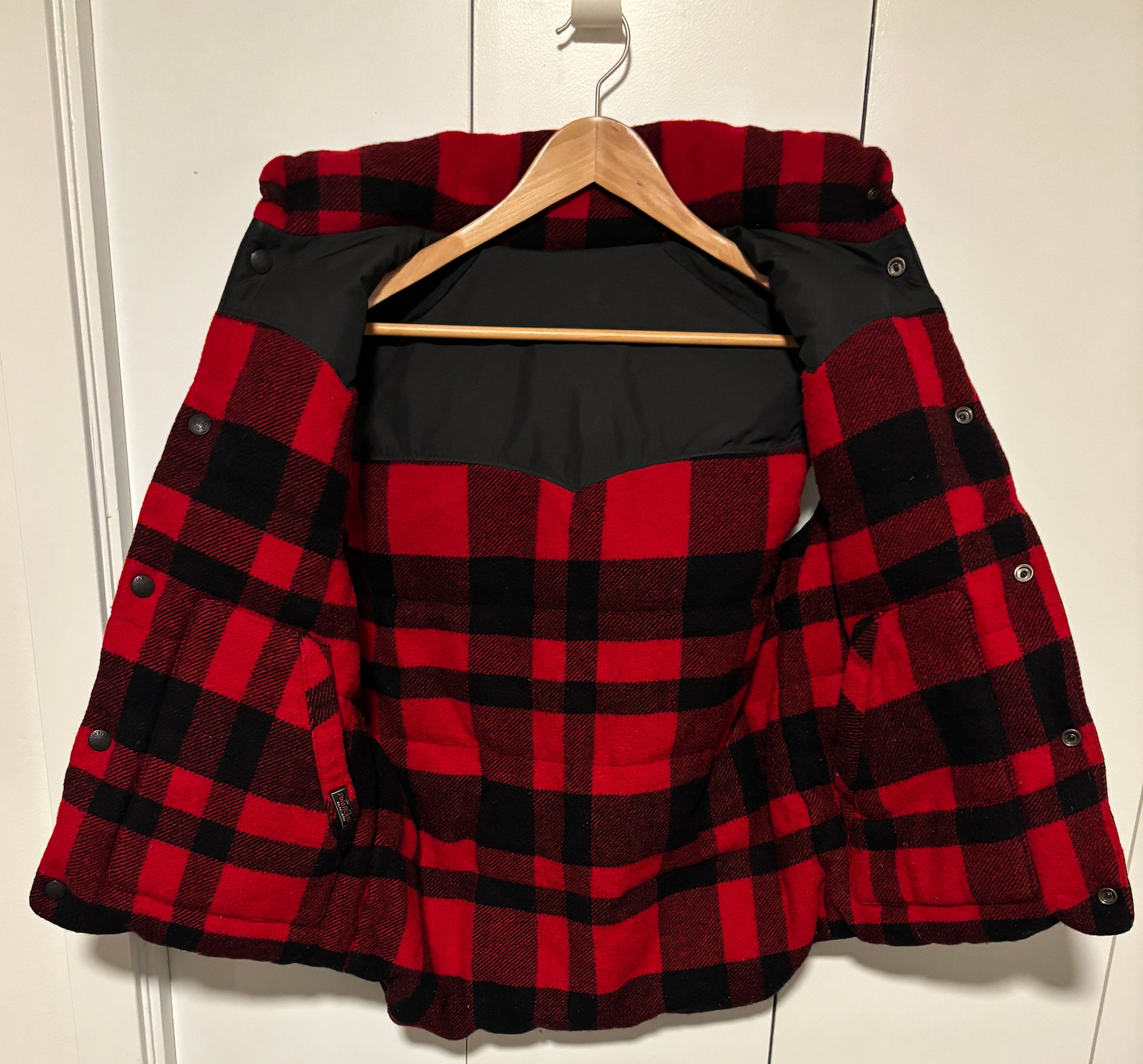 Polo Ralph Lauren $600 RARE Plaid Reversible Down Vest Leather Yoke- Small Size US S / EU 44-46 / 1 - 6 Thumbnail