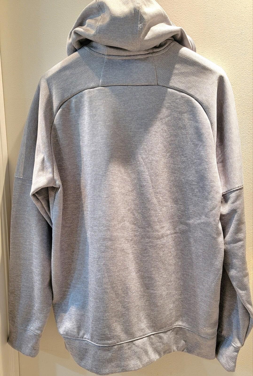 Adidas Adidas Mens Pullover Hoodie Sweater Light Gray Black Size L Size US L / EU 52-54 / 3 - 3 Thumbnail