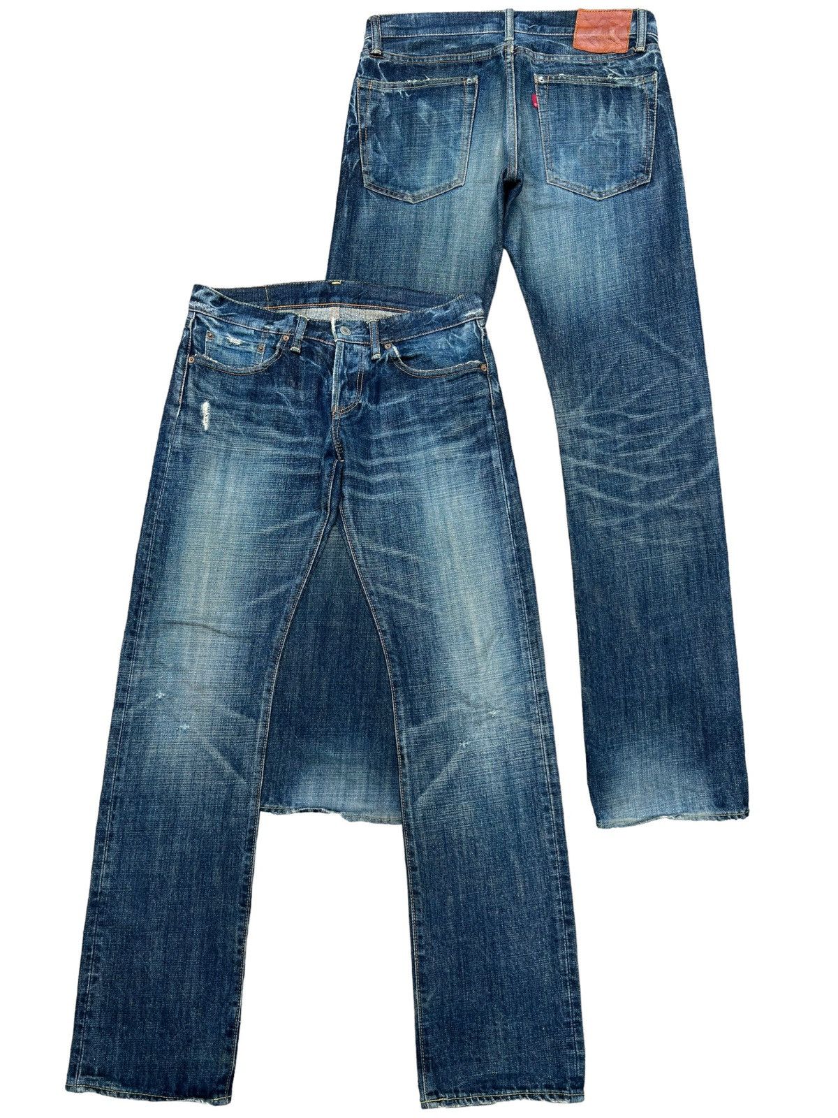 Eternal Pivk💥Eternal Japan Distressed Lowrise Denim Jeans 33x33 Size 33" - 1 Thumbnail