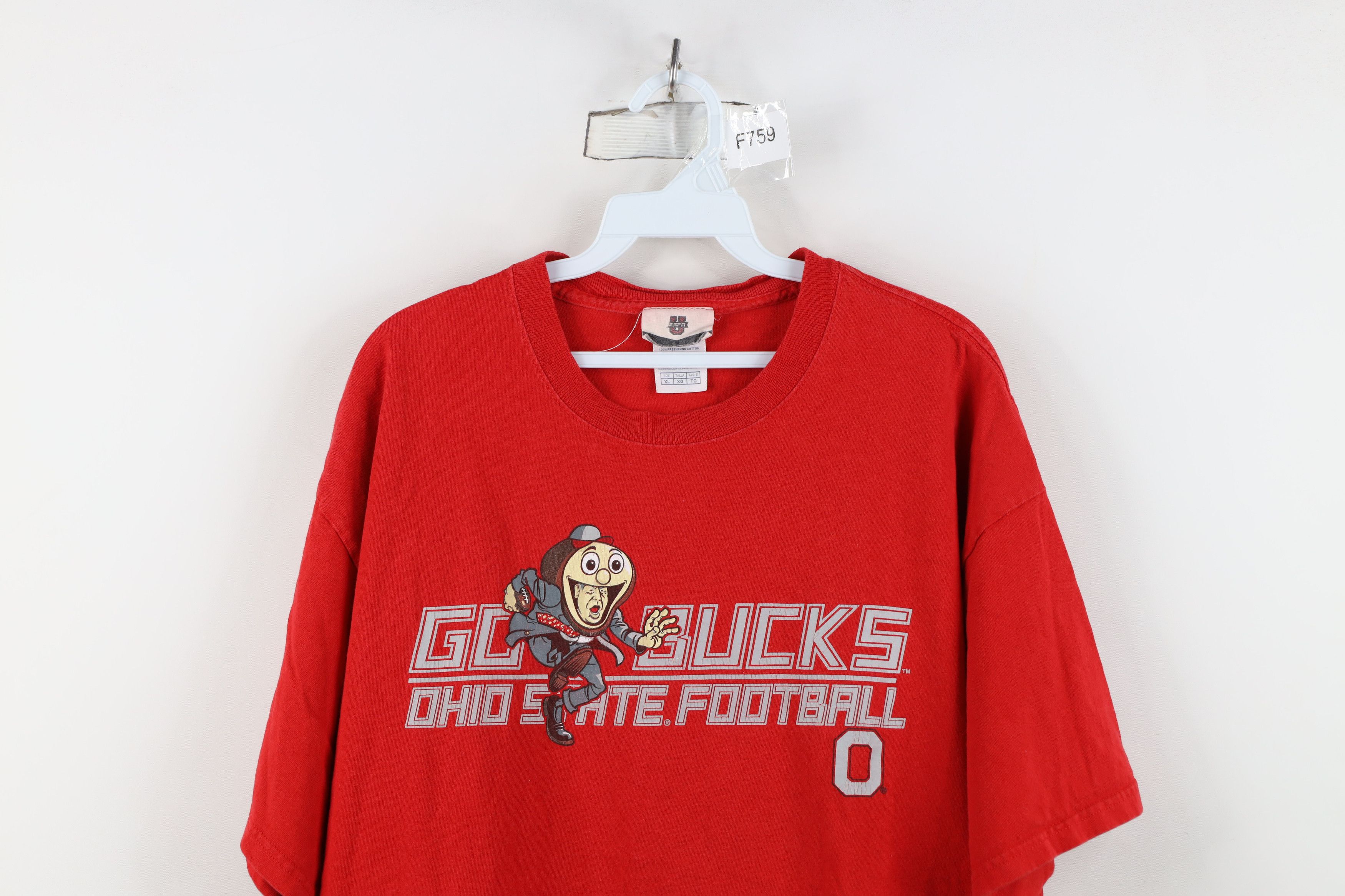 Vintage Vintage ESPN U University Football Brutus Lee Corso T-Shirt Size US XL / EU 56 / 4 - 2 Thumbnail