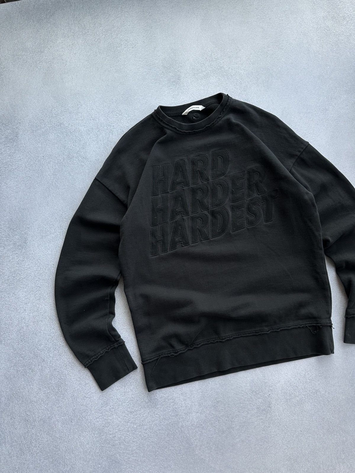 Zadig & Voltaire Zadig & Voltaire Scott Bis Sweatshirt Hard Harder Hardest Size US M / EU 48-50 / 2 - 2 Thumbnail