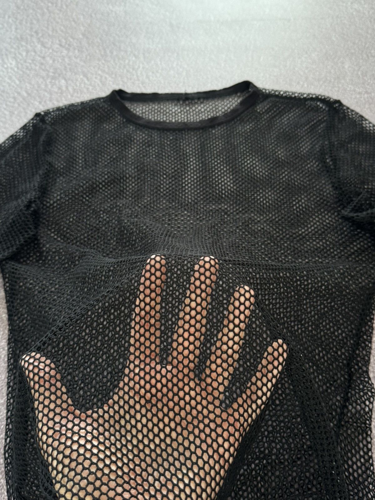 Japanese Brand Y2K Mesh Up JPG Vibe Japanese Brand Long Sleeve T-Shirt Size M / US 6-8 / IT 42-44 - 6 Thumbnail