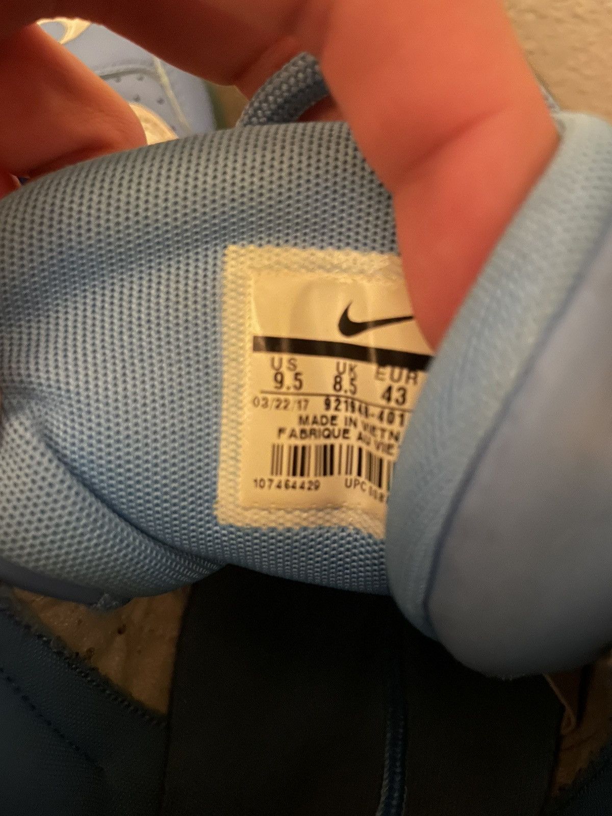 Jordan Brand × Nike Nike AirMore Uptempo “University Blue” Size US 9.5 / EU 42-43 - 7 Thumbnail
