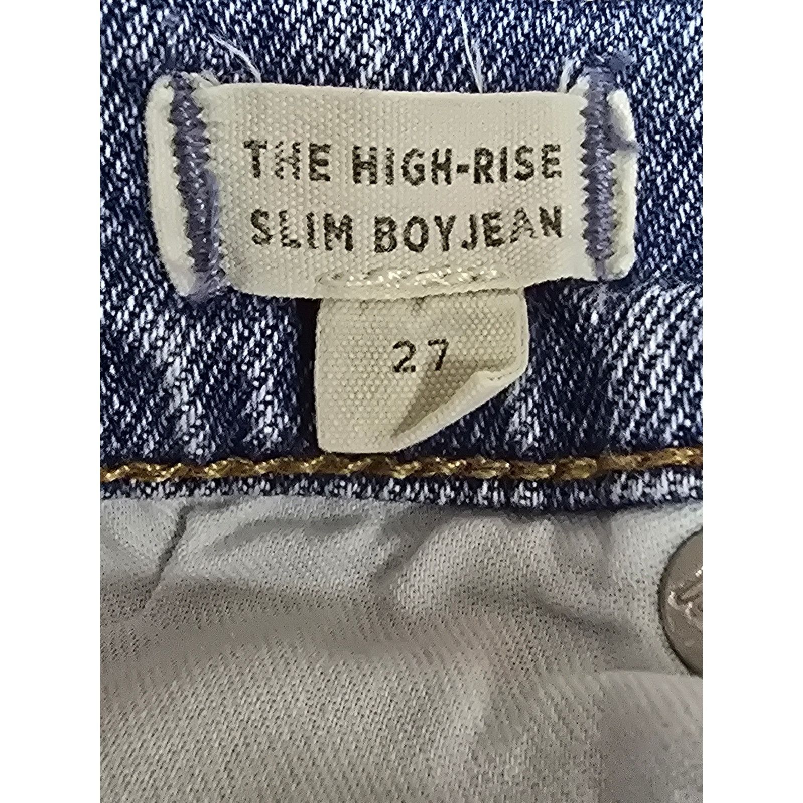 Madewell Madewell, High-Rise Slim BoyJean, Size 27 Size 27" / US 4 / IT 40 - 7 Thumbnail
