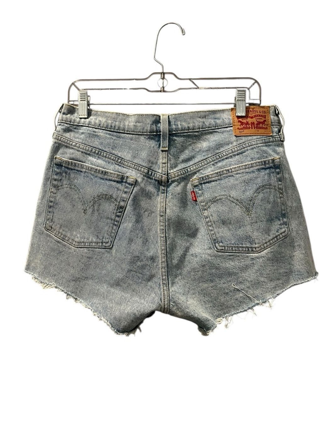 Levi's Levi Strauss 501 Denim Jean Shorts Size 34 Button Fly Blue Size 34" / US 12 / IT 48 - 7 Thumbnail