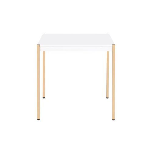 Designer × Homemade ACME Otrac End Table in White & Gold Finish LV00035 Size US L / EU 52-54 / 3 - 5 Thumbnail