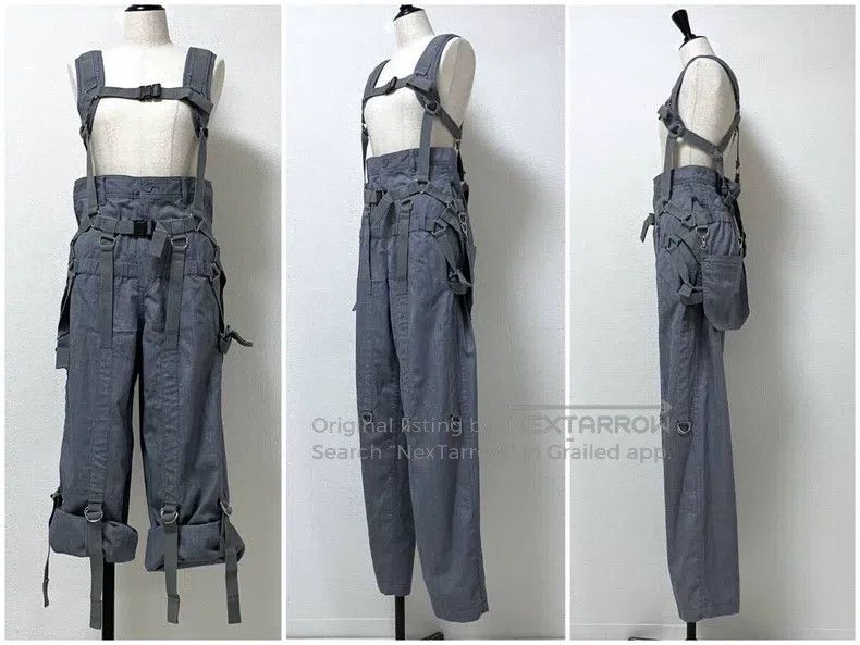 Other Comme Des Garcons size S Grey vintage parachute design ove Size 23" - 4 Thumbnail