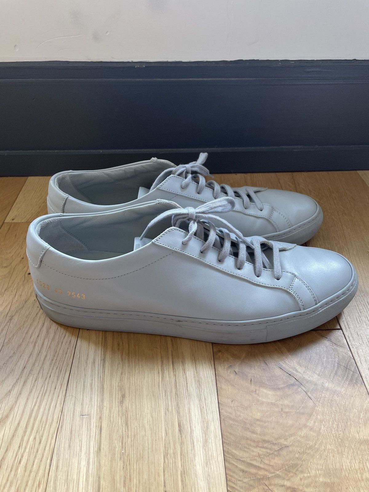 image of Common Projects Achilles Low Grey Shoes, Men's (Size 10)
