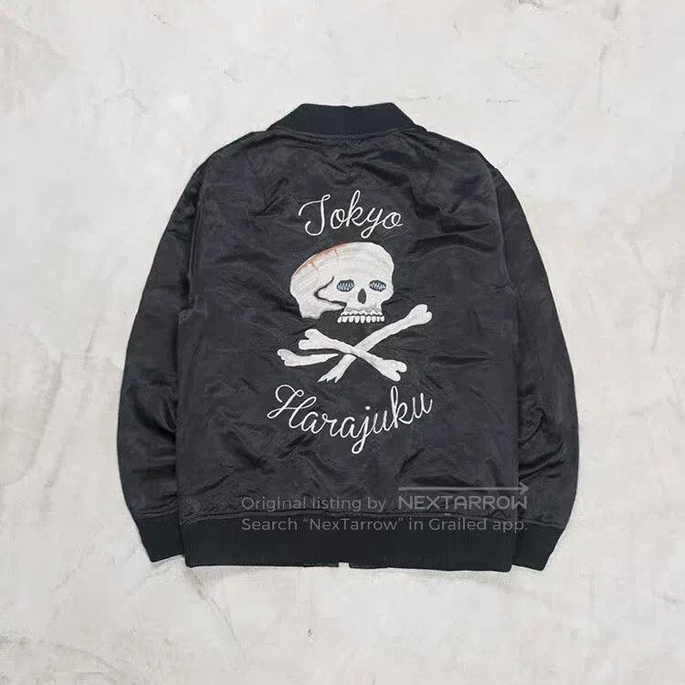 Neighborhood Neighborhood Skull Embroidered Jacket Size US L / EU 52-54 / 3 - 1 Thumbnail