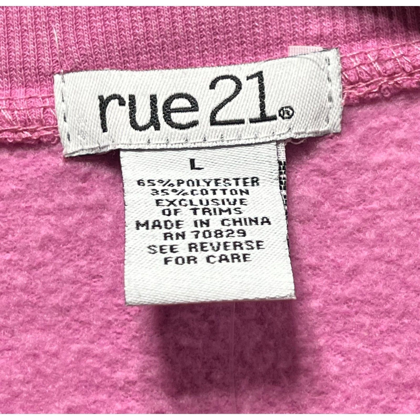 rue21 Rue 21 - Women's Long Sleeve Sweater - Pink - Large Size L / US 10 / IT 46 - 9 Thumbnail