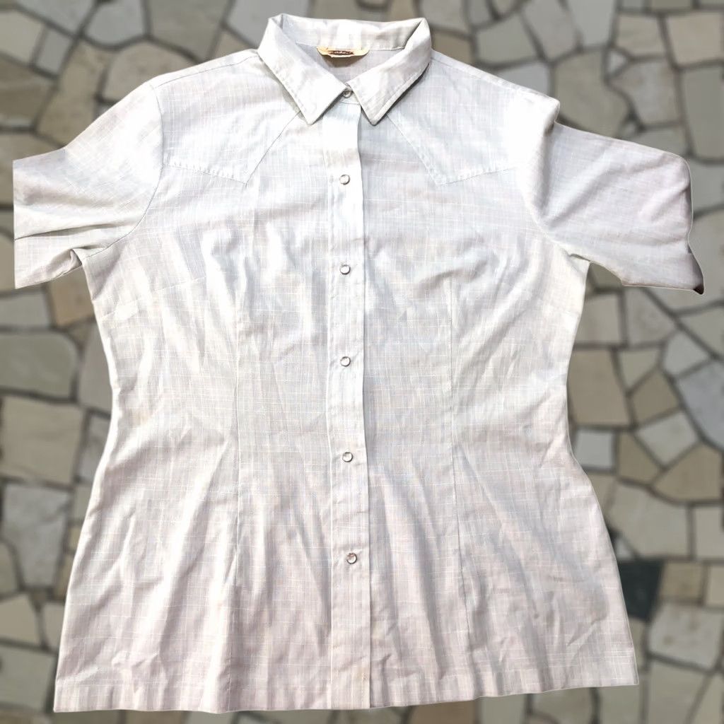 Vintage VINTAGE Lasso Shirt Womens Large Cowgirl Pearl Snap Western 60s 70s Size L / US 10 / IT 46 - 1 Thumbnail