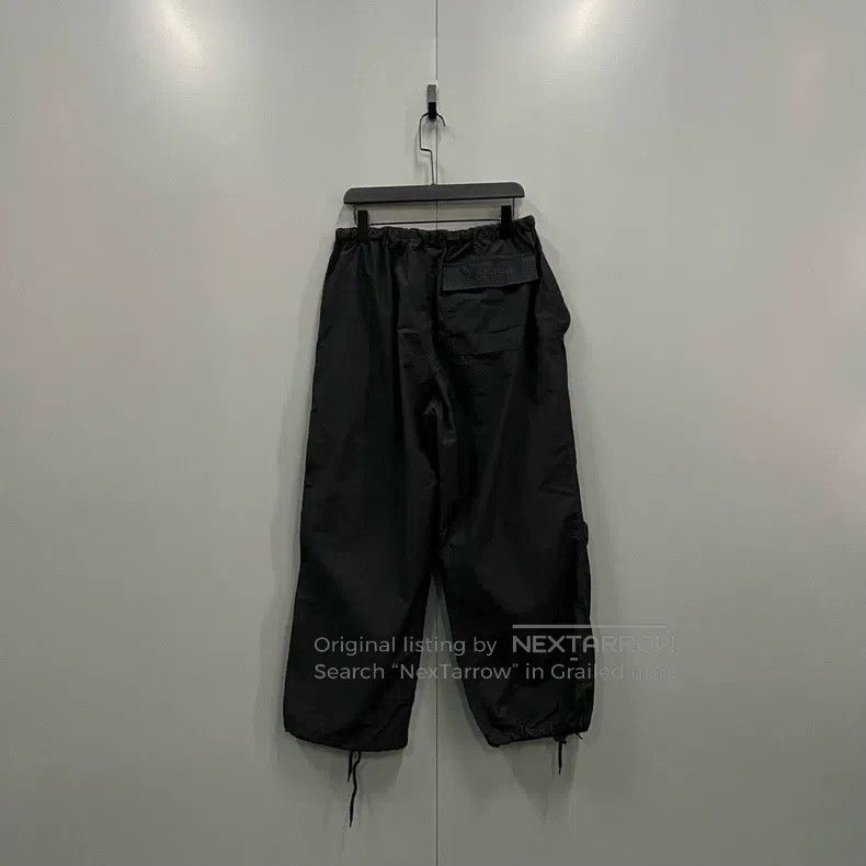 Acne Studios Acne Studios Black Drawstring Pleated Pants Size US 38 / EU 54 - 2 Thumbnail