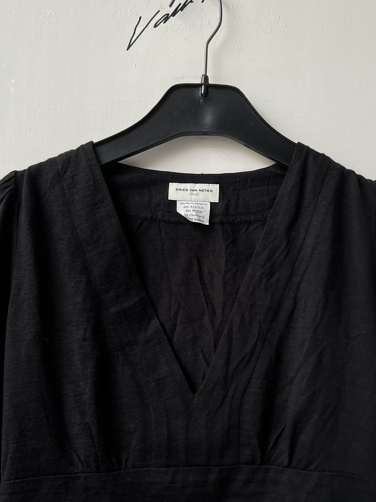 Dries Van Noten Dries Van Noten Black Tops Size US XS / EU 42 / 0 - 11 Thumbnail