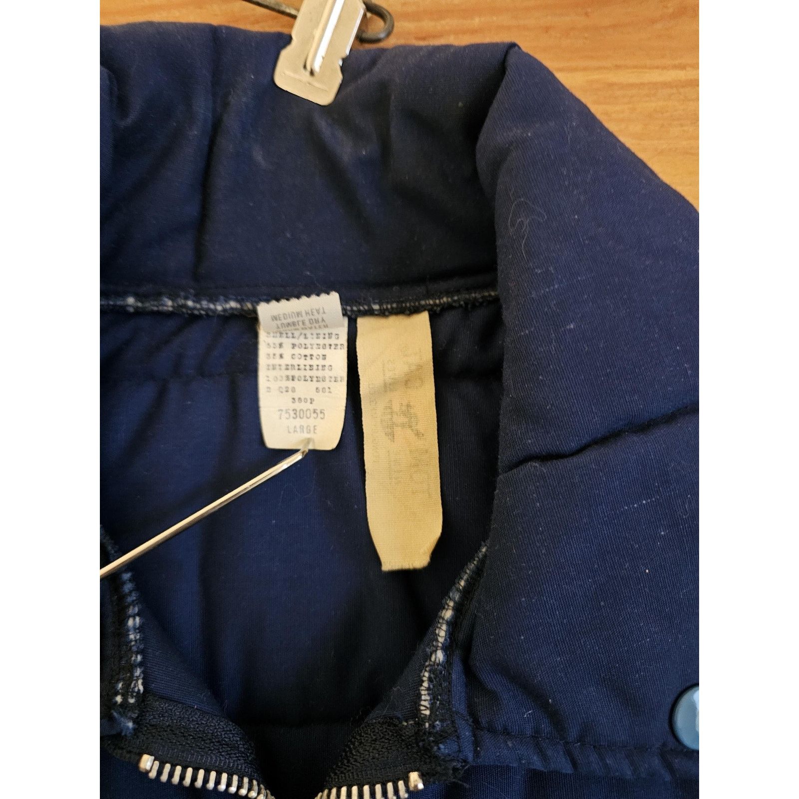 Other Tom Cat Blue Puffer Vest Made in USA Sz L Flat Look 1970s Size US L / EU 52-54 / 3 - 4 Thumbnail