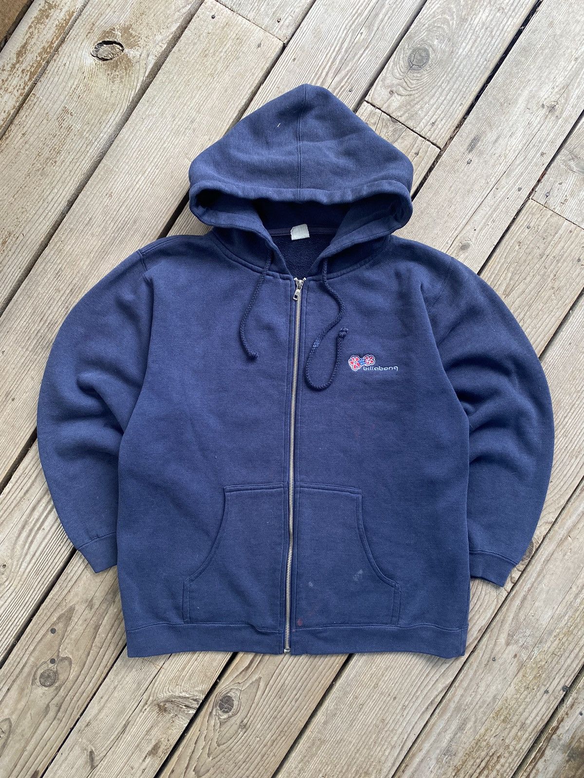 Billabong 80’s/90’s Vintage Rare Billabong Zip-Up Embroidered Hoodie Size US L / EU 52-54 / 3 - 1 Thumbnail