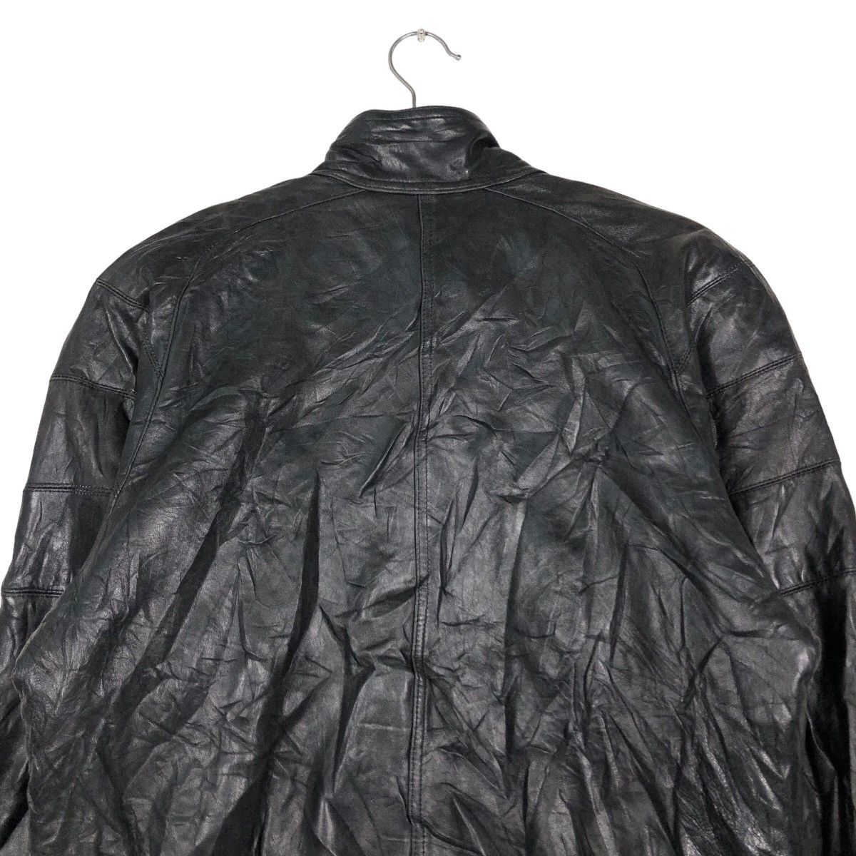 Japanese Brand 🔥Cropped Vintage Leather Jacket Double Breast Abba Japan Size US M / EU 48-50 / 2 - 9 Thumbnail