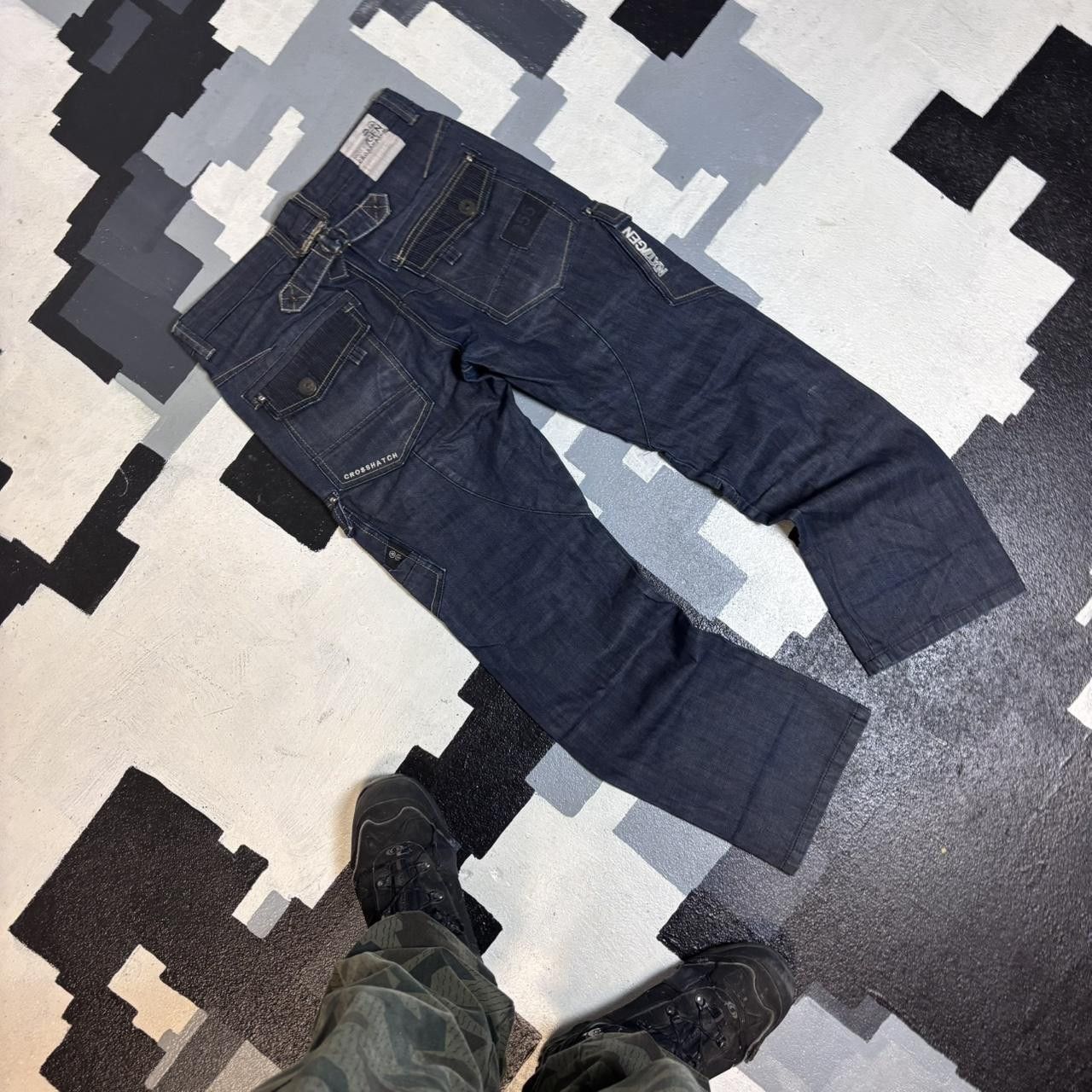 JNCO × Japanese Brand × Vintage Archival style Jeans Size US 32 / EU 48 - 6 Thumbnail
