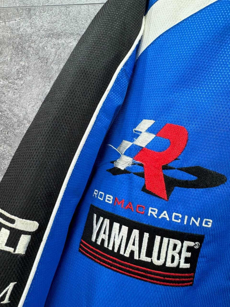 Yamaha Yamaha Rob Mac Racing R1 Mens Full Zip Jacket Blue Nylon Size US XL / EU 56 / 4 - 9 Thumbnail