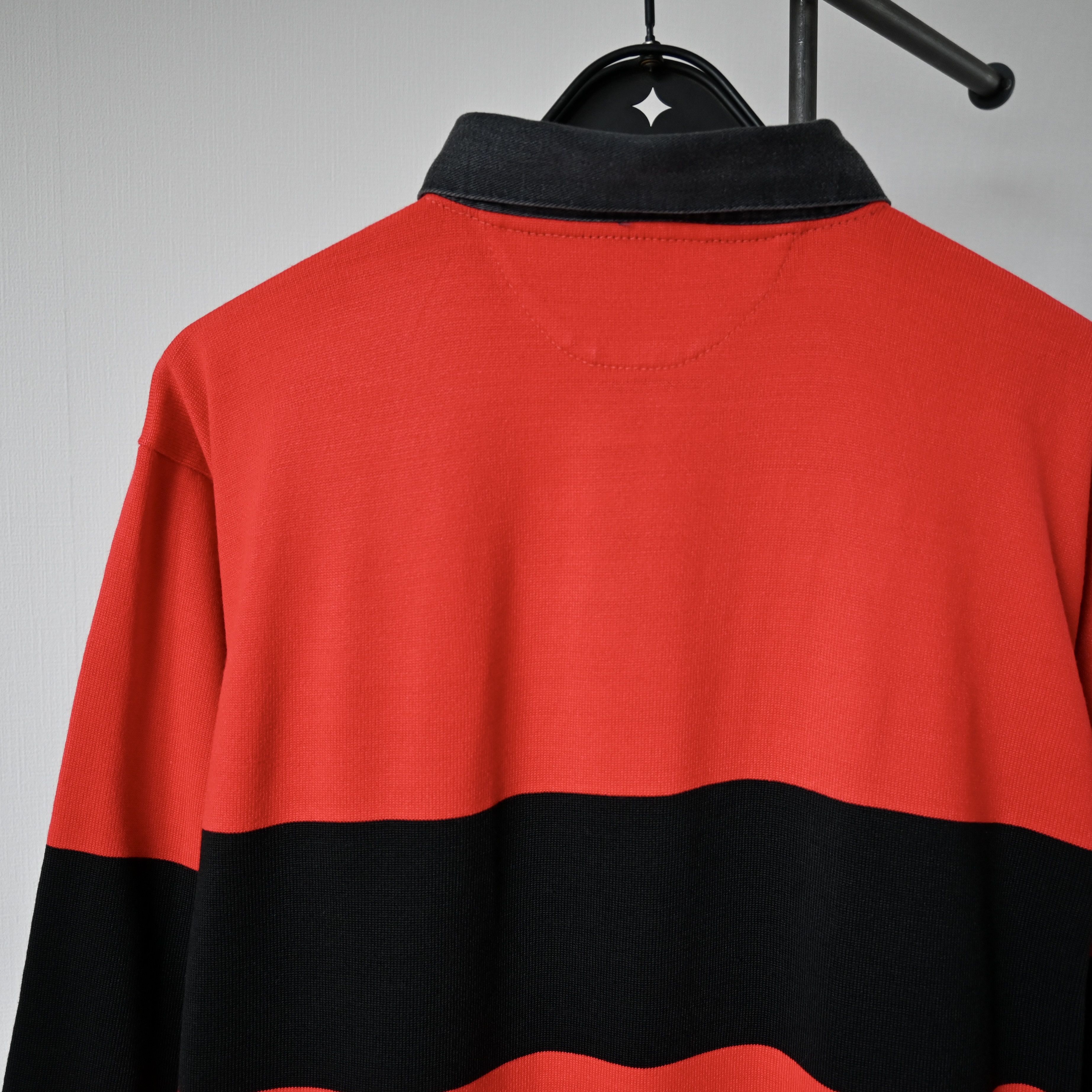 Vintage VTG 1990s STAG RUGBY PRODUCT red x black rugby shirt Size US S / EU 44-46 / 1 - 3 Thumbnail