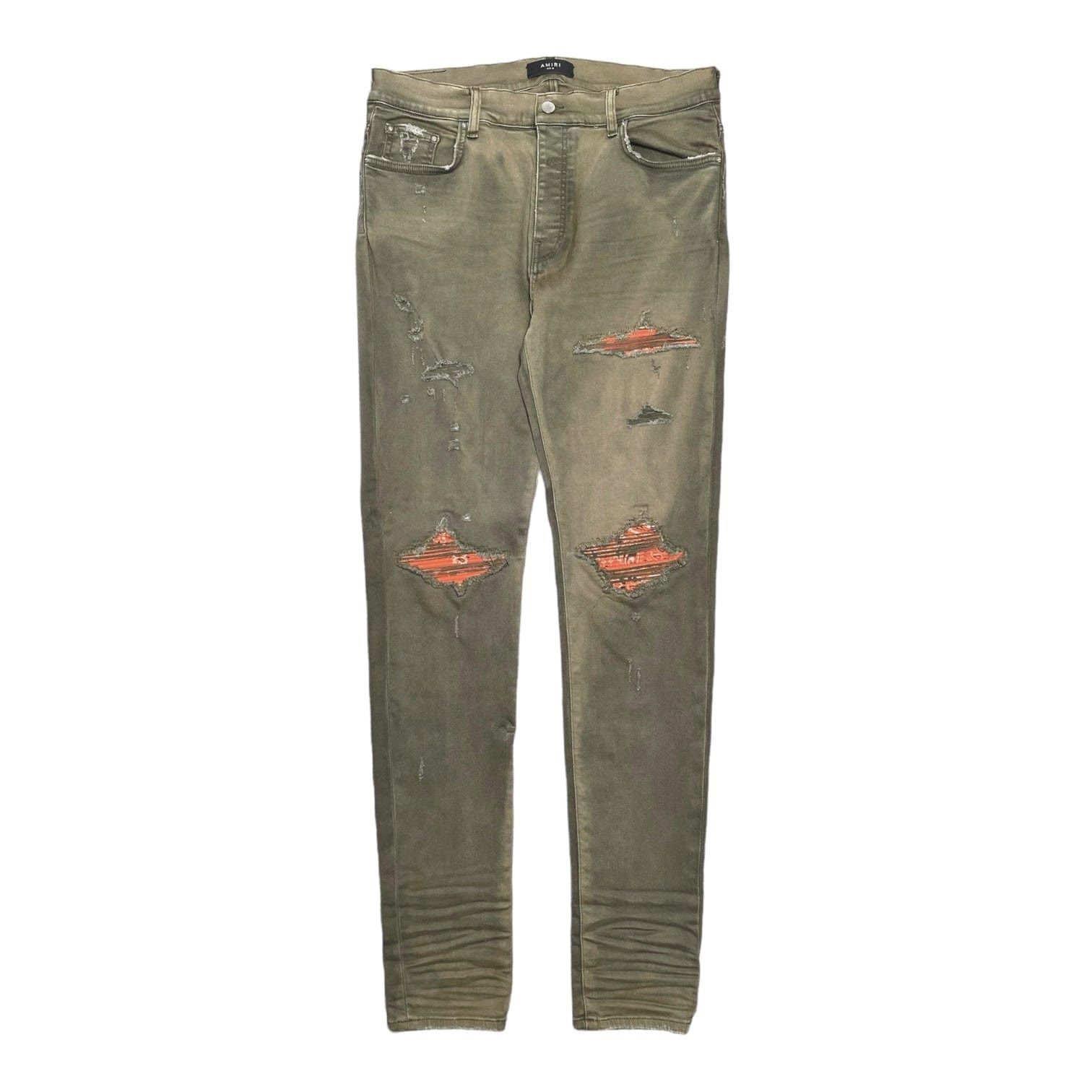 Amiri Military Patch Jeans | Grailed