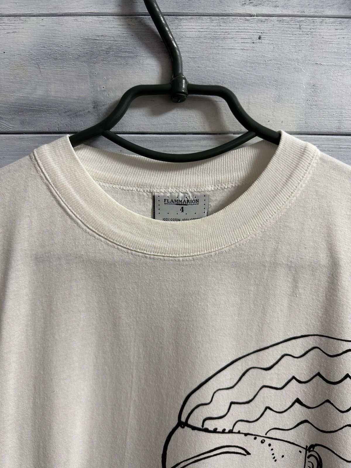 Vintage Very Rare Vintage T-Shirt 1990 Flammarion 4 Made In France Size US M / EU 48-50 / 2 - 4 Thumbnail