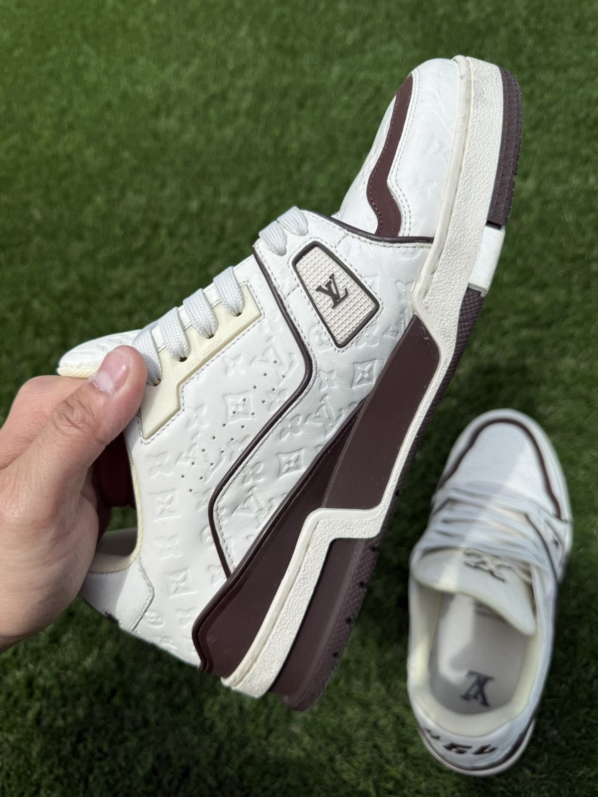 Louis Vuitton × Tyler The Creator Louis Vuitton X Tyler the Creator LV Trainer Size US 8 / EU 41 - 12 Thumbnail