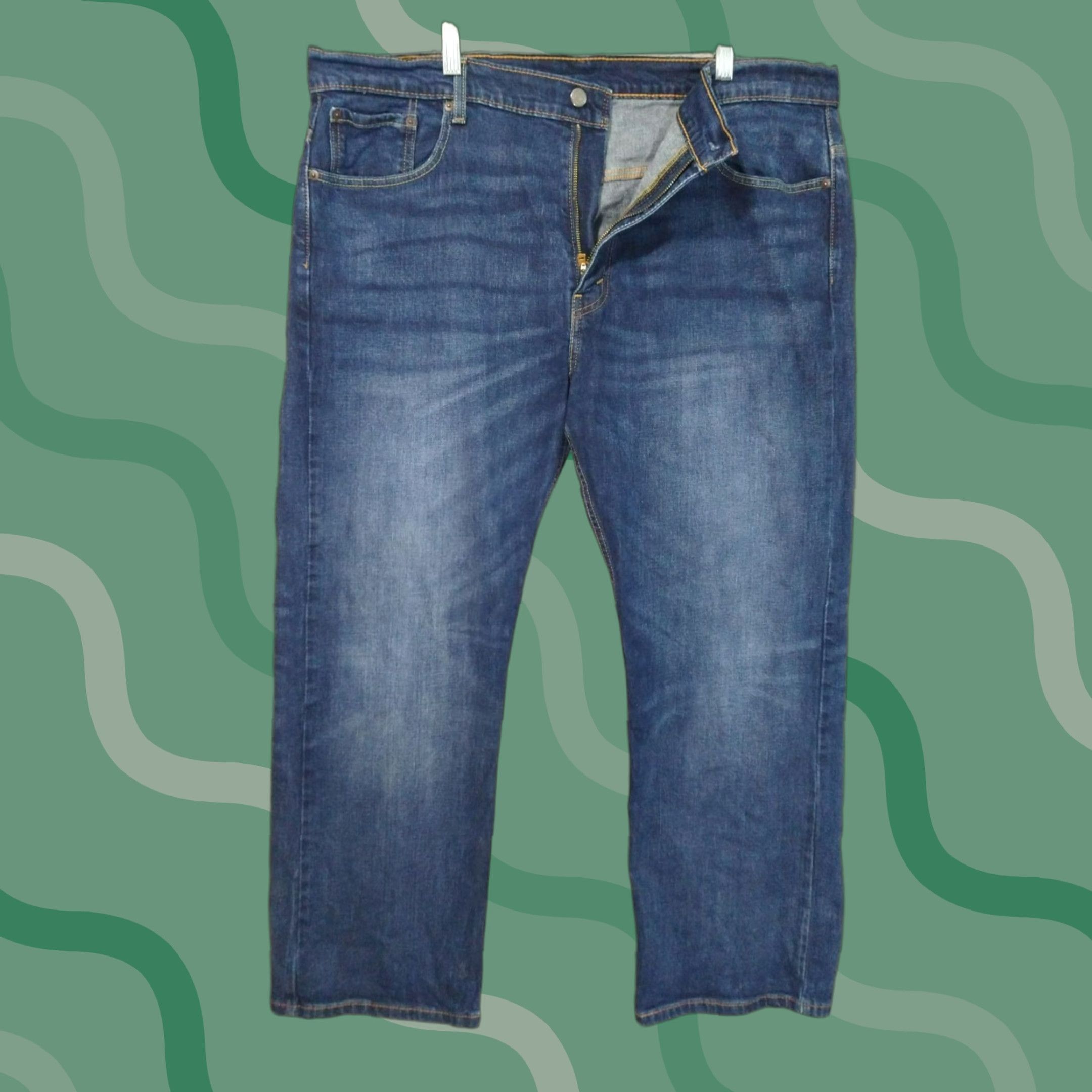 Levi's Levi's 569 Jeans Men 40x30 Blue Denim Loose Fit Relaxed Straight Leg Skater Size US 40 / EU 56 - 1 Thumbnail