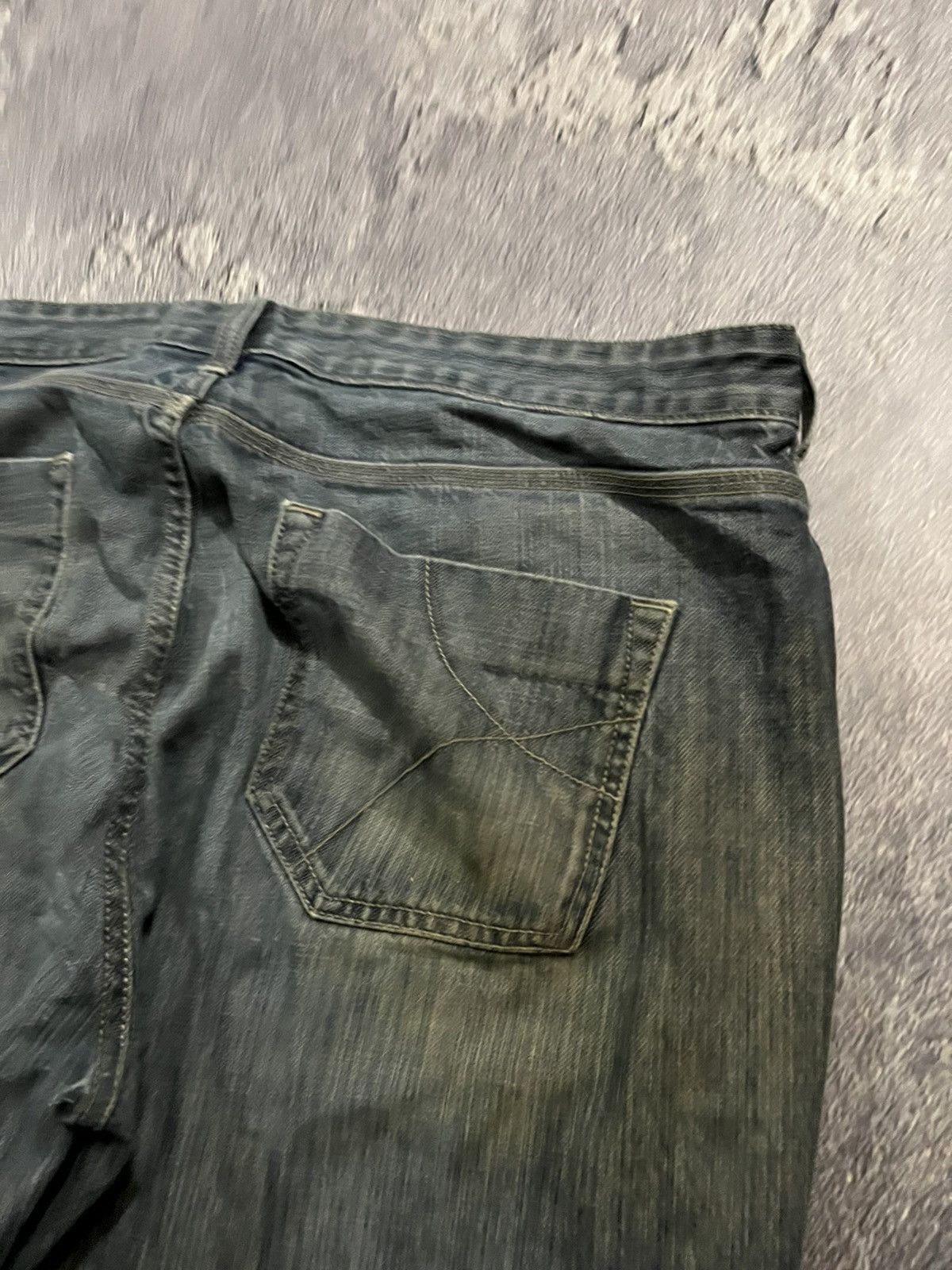 Vintage CRAZY Mega Baggy Darkwear Y2K Swag Jeans / Number Nine Style Size US 38 / EU 54 - 7 Thumbnail