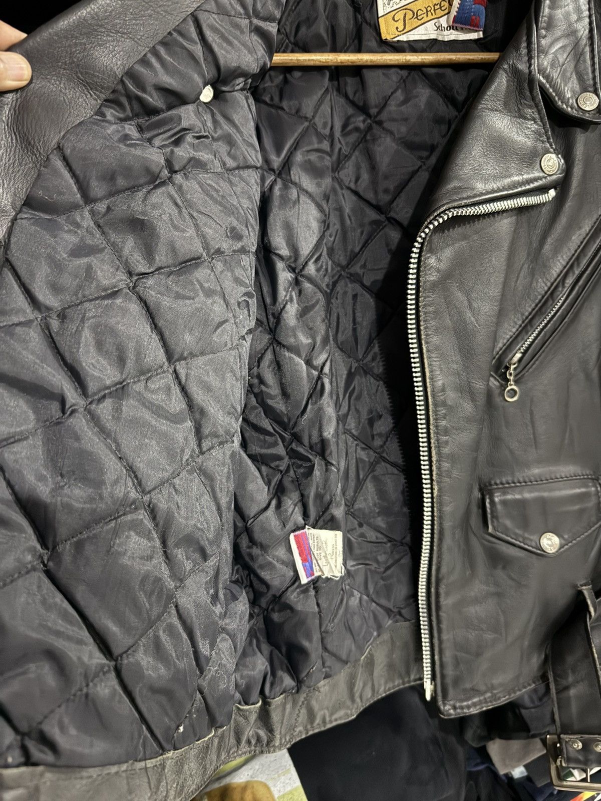 Schott Vintage Schott Perfecto Biker Punk Leather Jacket Size 40 Size US M / EU 48-50 / 2 - 19 Thumbnail