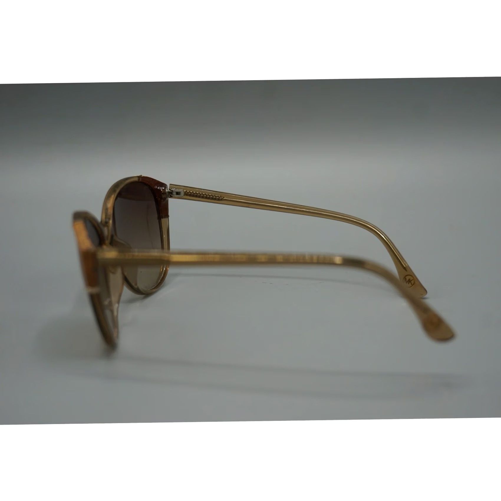 Michael Kors VINTAGE Michael Kors Paige M2887S Sunglasses Cat Eye 259 Gold Brown Gradient Womens 58□14 135mm Size ONE SIZE - 2 Thumbnail