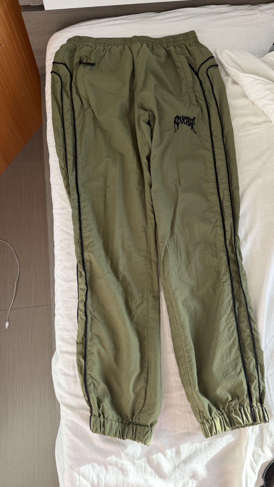 Revenge Revenge Logo Track pant joggers Size US 32 / EU 48 - 2 Thumbnail