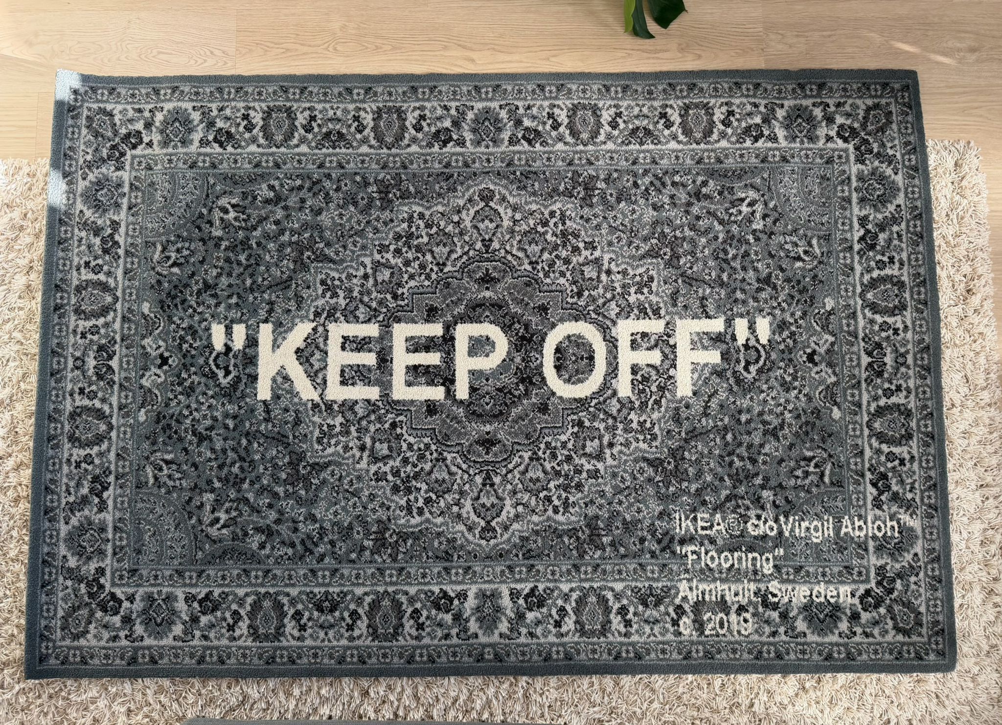 Ikea × Virgil Abloh Virgil Abloh x IKEA “KEEP OFF” Rug 200x300 Cm