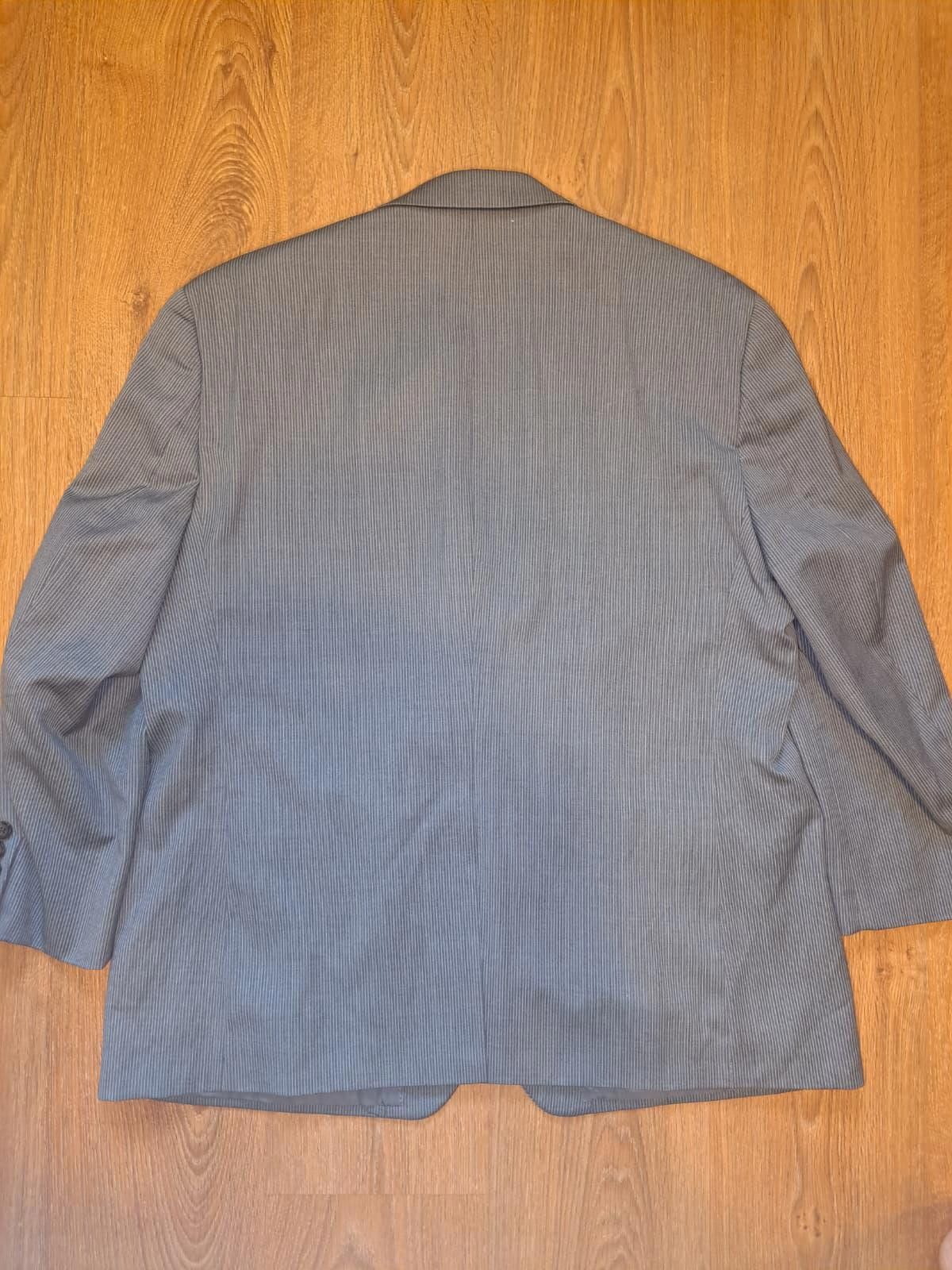Polo Ralph Lauren Ralph Lauren 3 Piece Suit Mens 46S 38x26 Gray Striped Wool Size 46S - 9 Thumbnail