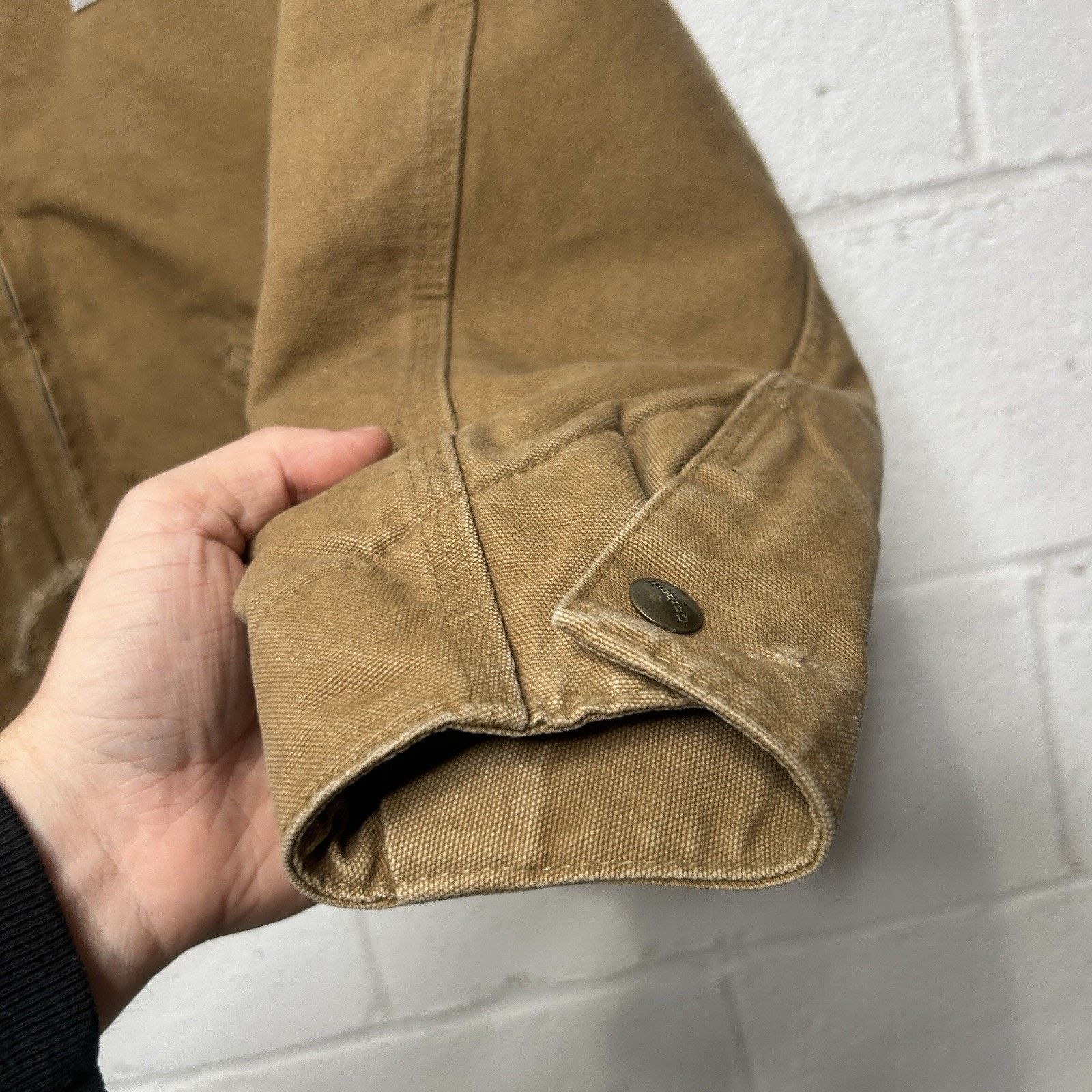Carhartt Vintage Carhartt Sherpa Detroit Jacket “Camel” WJ097 CML Size XL / US 12-14 / IT 48-50 - 7 Thumbnail
