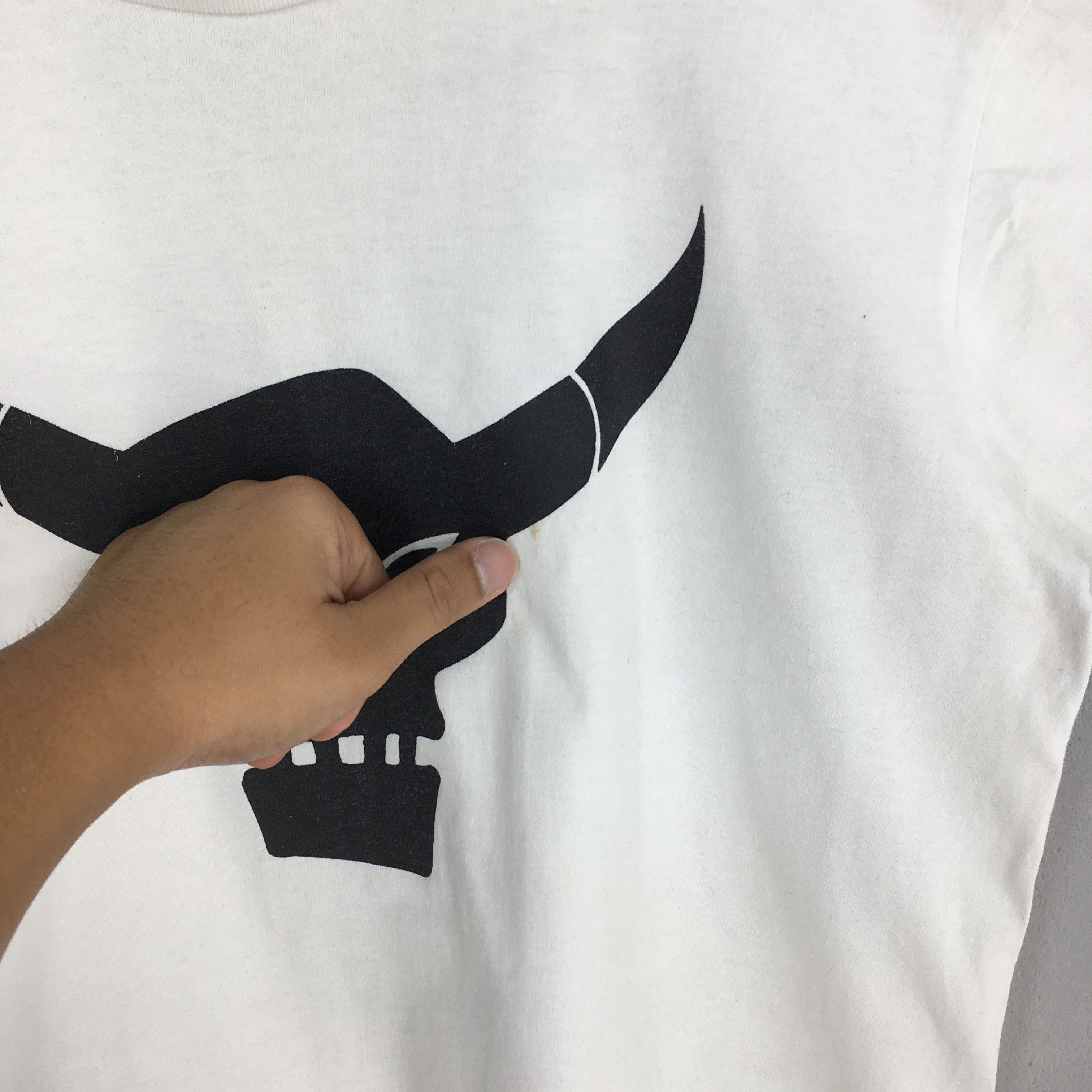 Other Vintage 90's Stussy Satan Skateboarding White T shirt Medium Size US M / EU 48-50 / 2 - 6 Thumbnail
