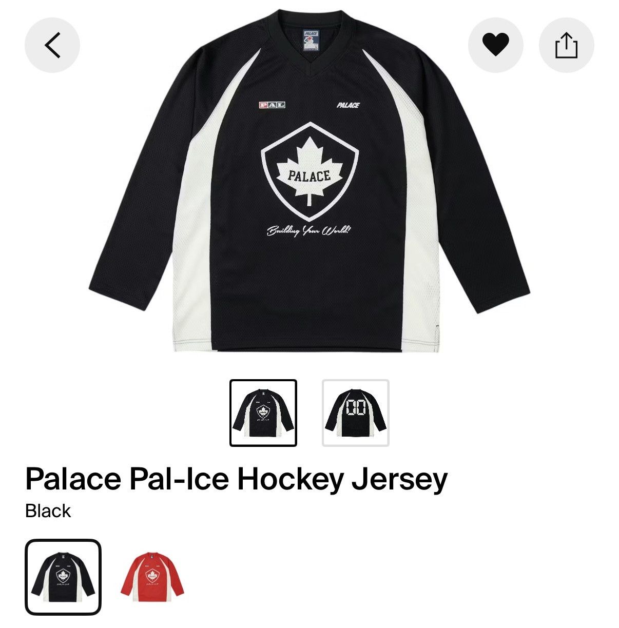 Palace Palace Pal-Ice Hockey Jersey Size US L / EU 52-54 / 3 - 1 Thumbnail